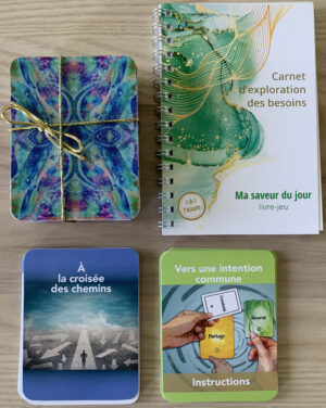 Ensemble 3 jeux pour explorer et partager la communication bienveillante